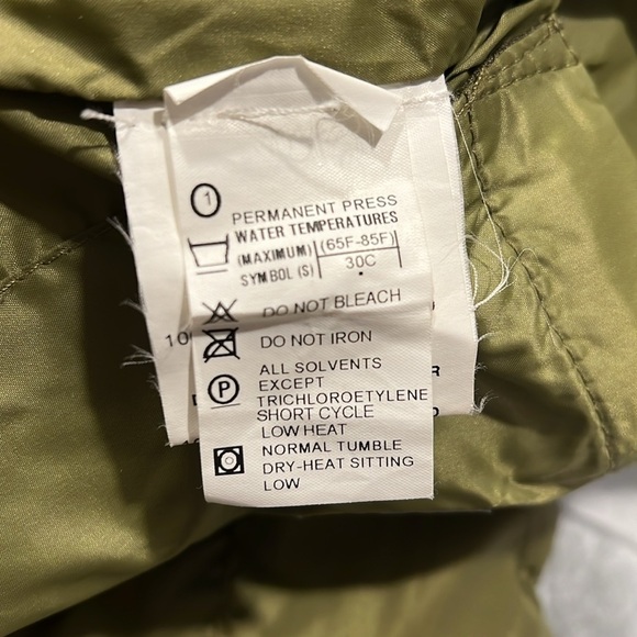 Moncler Olive Green Quilted Down Jacket Sz-0 - Picture 11 of 15